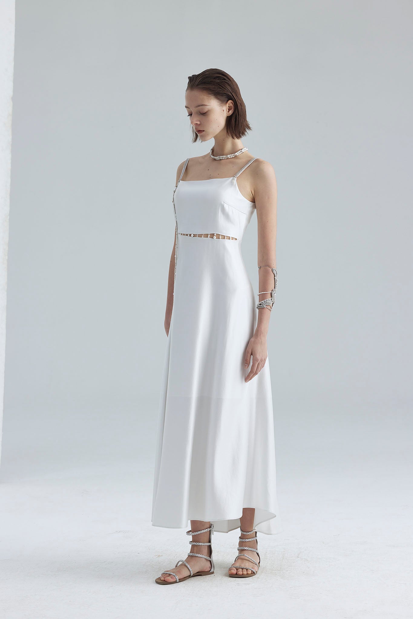 8.Pearl fringe dress