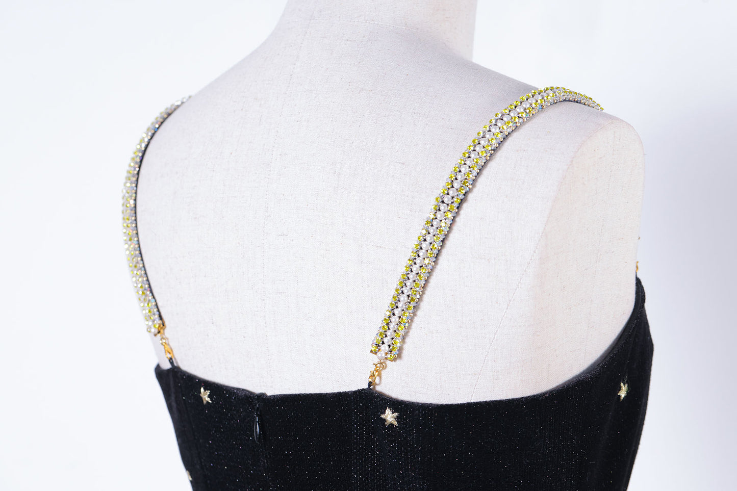 27. Star embroidered long dress