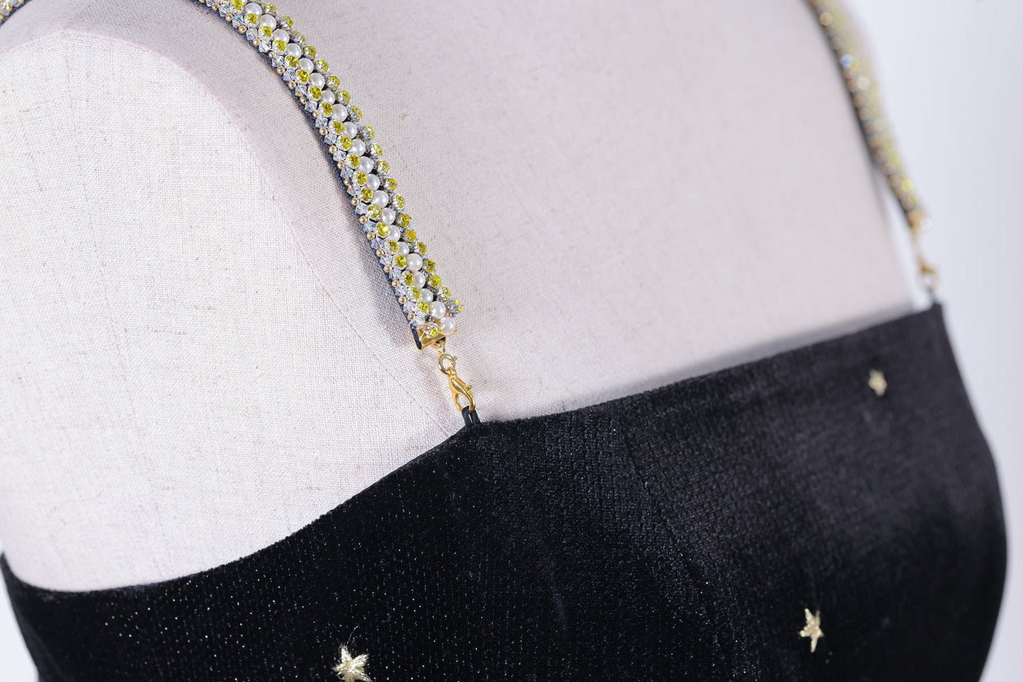 27. Star embroidered long dress