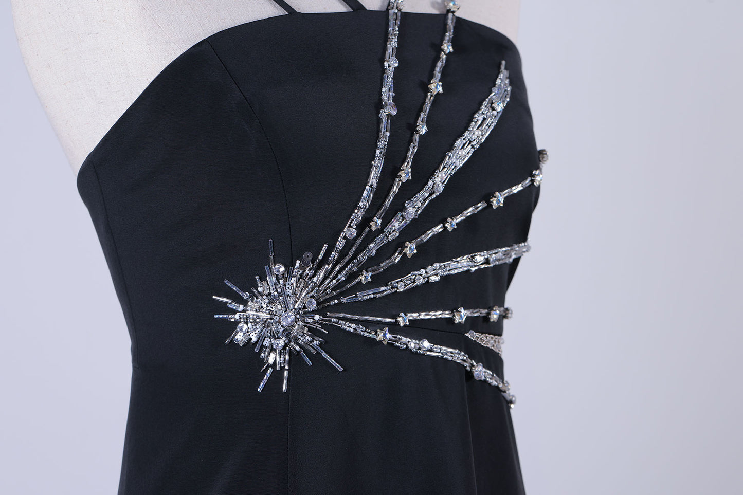 32.Black meteor short dress